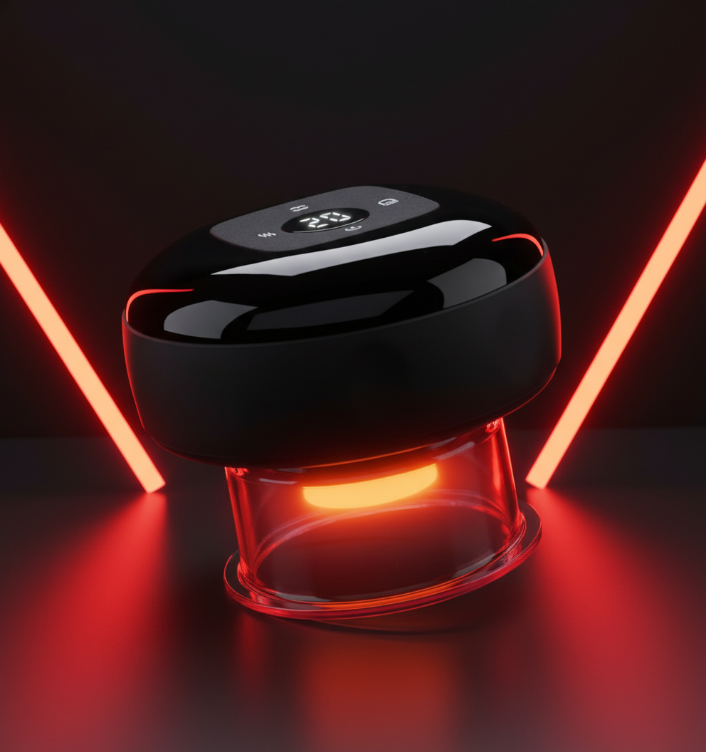 CUPMATIC™ – Slimme 3-in-1 Cupping, Gua Sha & Massage