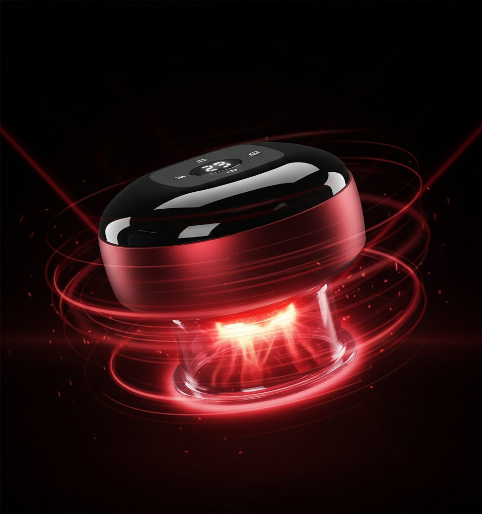 CUPMATIC™ – Slimme 3-in-1 Cupping, Gua Sha & Massage