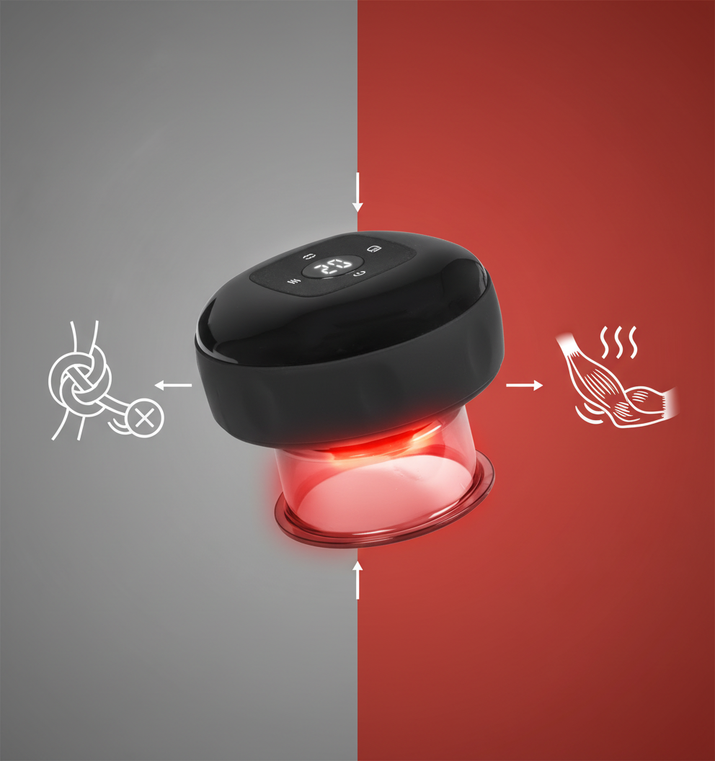 CUPMATIC™ – Slimme 3-in-1 Cupping, Gua Sha & Massage - CUPMATIC