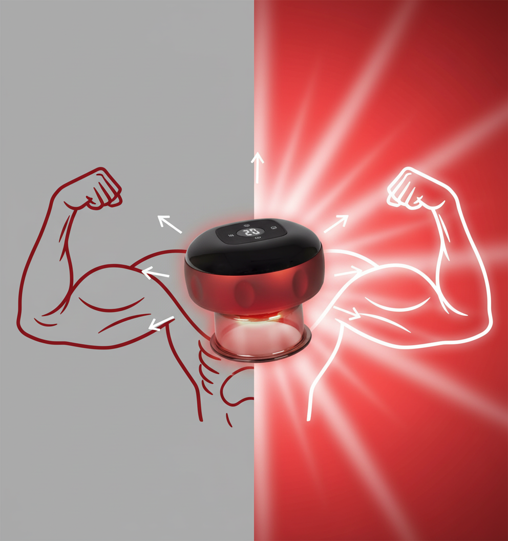 CUPMATIC™ – Slimme 3-in-1 Cupping, Gua Sha & Massage