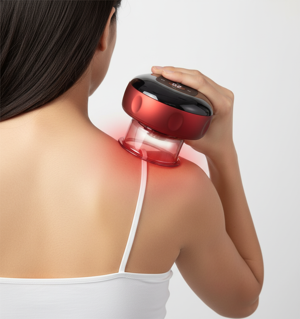 CUPMATIC™ – Slimme 3-in-1 Cupping, Gua Sha & Massage