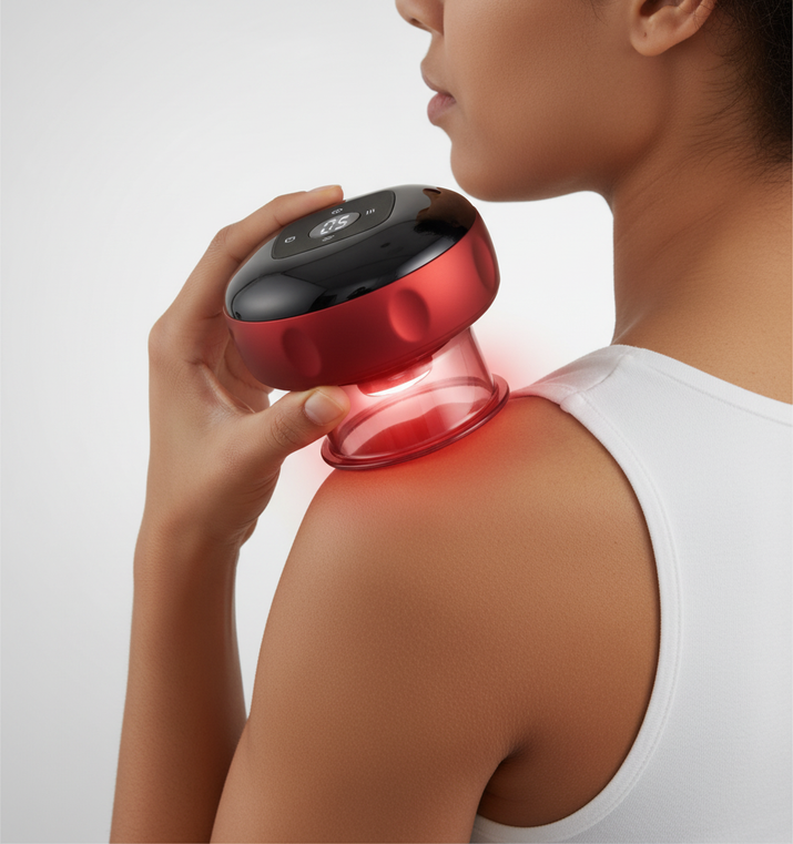 CUPMATIC™ – Slimme 3-in-1 Cupping, Gua Sha & Massage - CUPMATIC