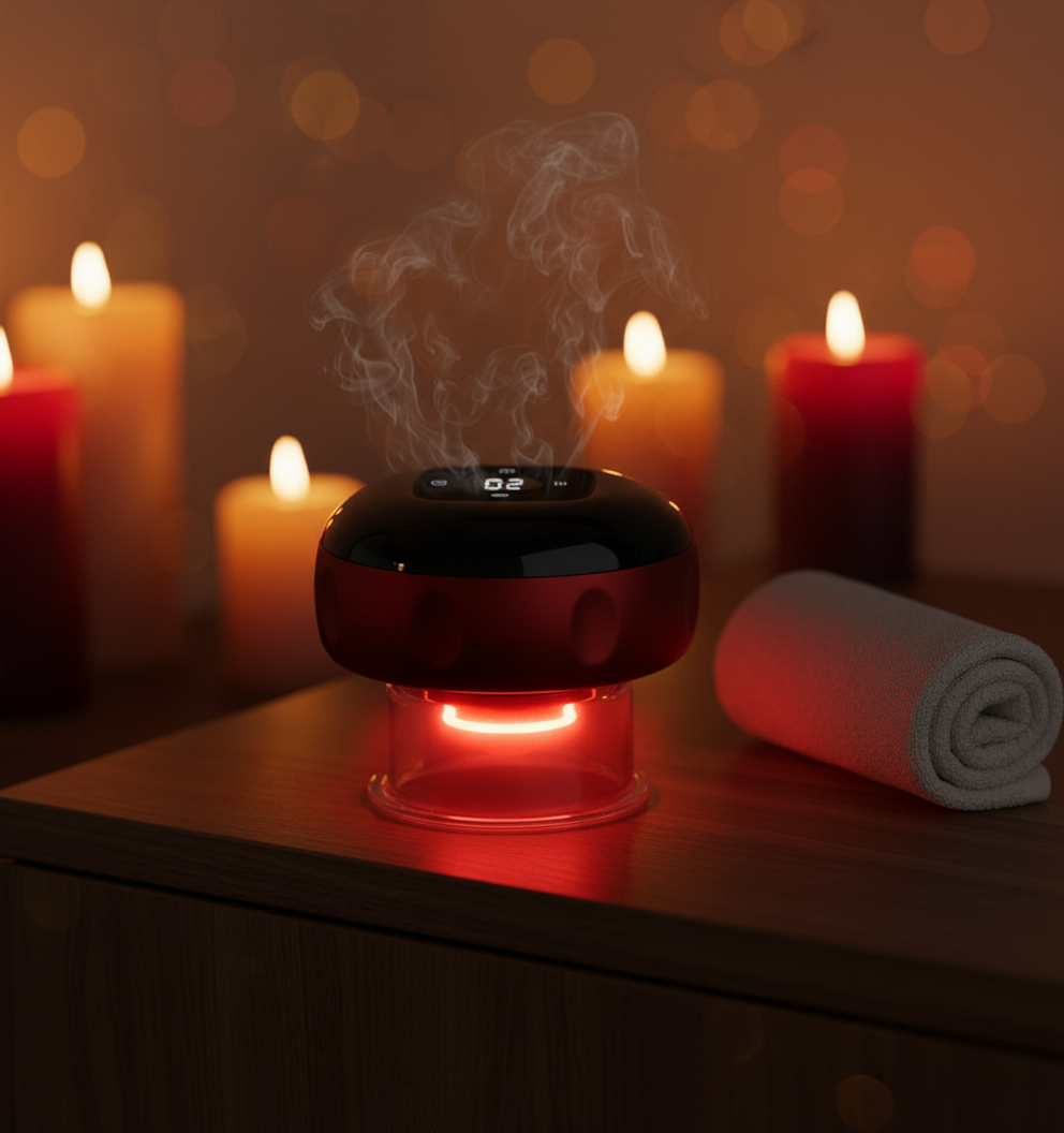 CUPMATIC™ – Slimme 3-in-1 Cupping, Gua Sha & Massage - CUPMATIC