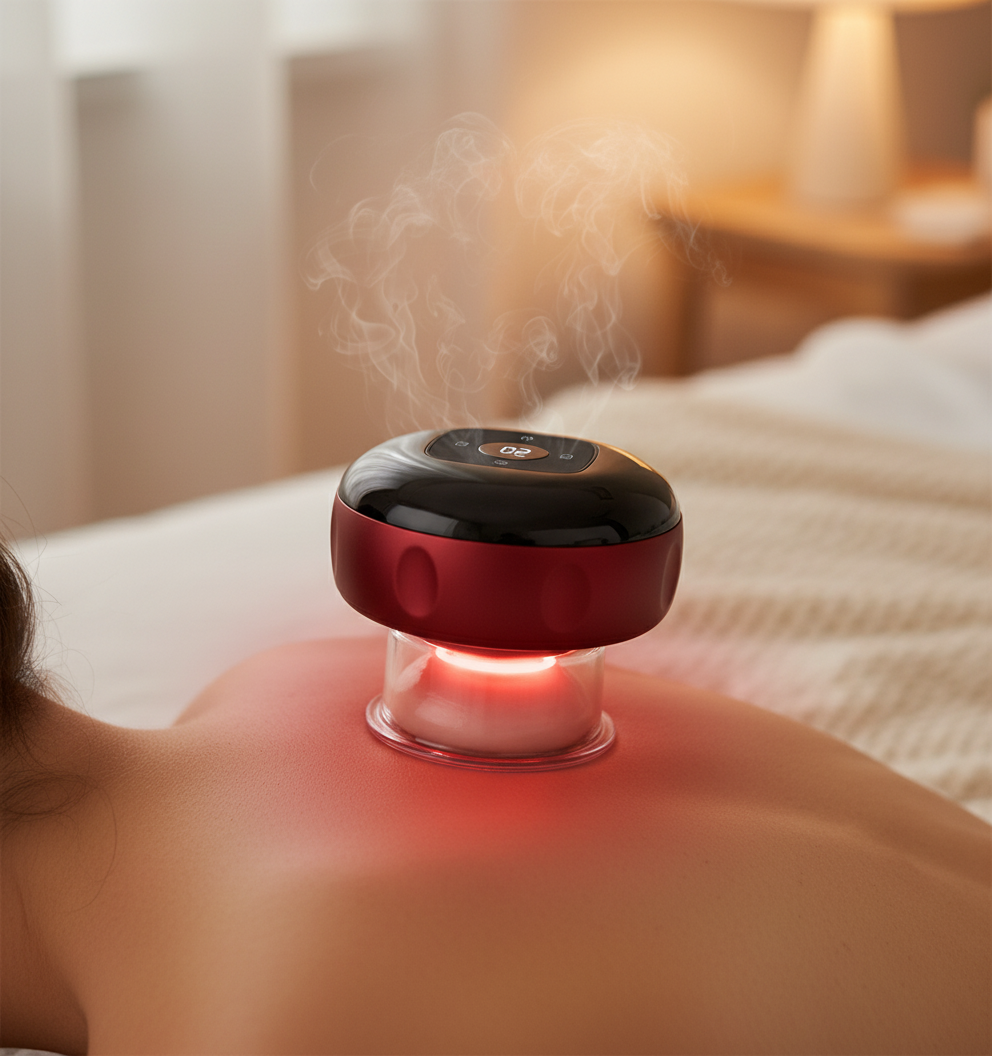 CUPMATIC™ – Slimme 3-in-1 Cupping, Gua Sha & Massage - CUPMATIC