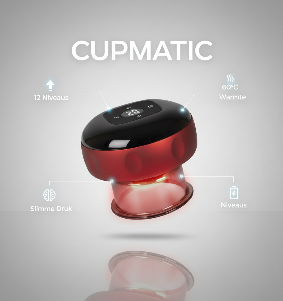 CUPMATIC™ – Slimme 3-in-1 Cupping, Gua Sha & Massage - CUPMATIC